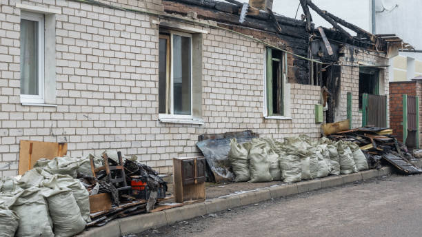 Professional Emergency Fire Cleanup technician working in Mount Holly, NJ